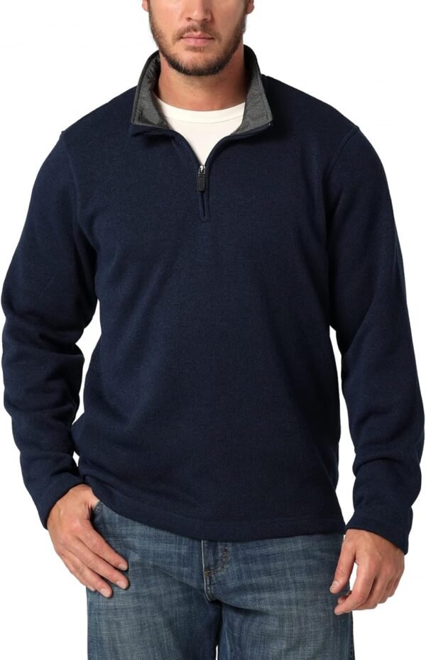 Men's Long Sleeve Fleece Quarter-Zip