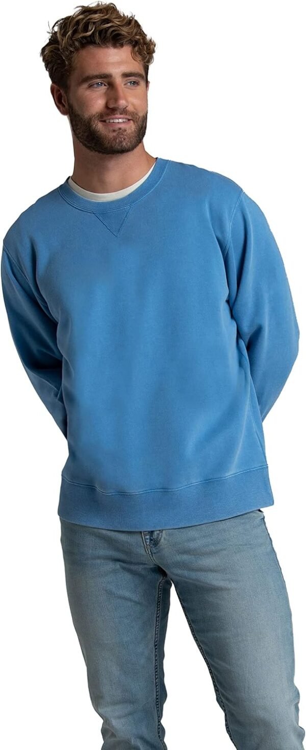 Men's Eversoft Fleece Crewneck Sweatshirts. Moisture Wicking & Breathable. Sizes S-4x