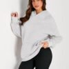 Women's Oversized Hoodies Fleece Sweatshirts Fall Fashion Pullover Sweaters Winter Clothes