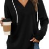 Womens Fashion Tops Hoodies for Women Pullover Oversized Sweatshirts Long SLeeve Shirts Loose Fit