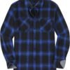 Mens Button Down Shirts Flannel Shirt Long Sleeve