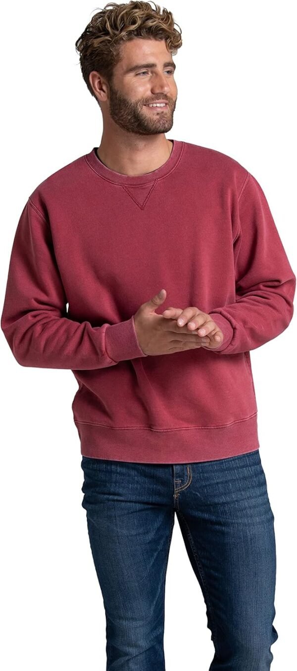 Men's Eversoft Fleece Crewneck Sweatshirts. Moisture Wicking & Breathable. Sizes S-4x