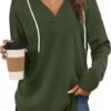 Womens Fashion Tops Hoodies for Women Pullover Oversized Sweatshirts Long SLeeve Shirts Loose Fit