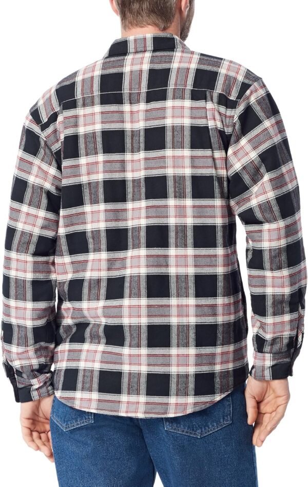 Men's Long Sleeve Sherpa Lined Shirt Jacket