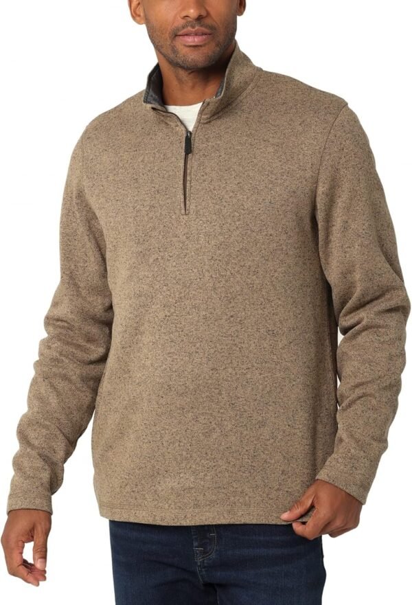 Men's Long Sleeve Fleece Quarter-Zip