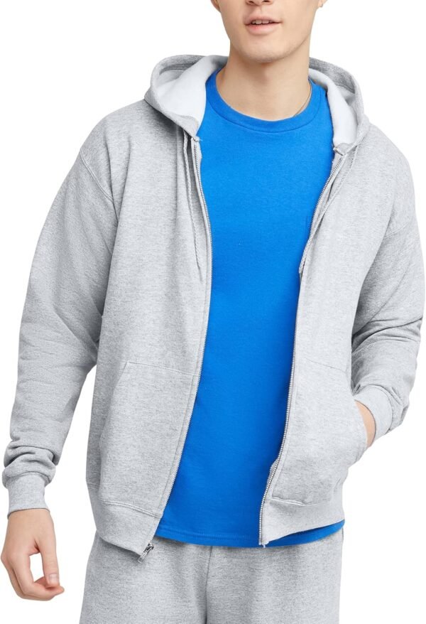 393d7bd8dc1540d6a1e9e008ca9c3e20 Mens Zip-up Hoodie. Ecosmart Fleece Full-zip Hoodie for Men. Hooded Sweatshirt
