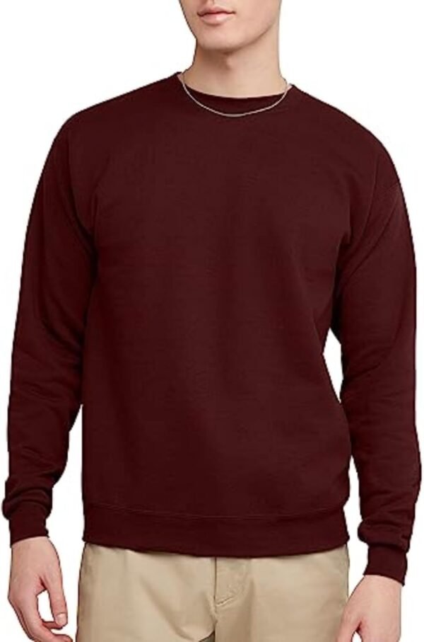 Men's Ecosmart Fleece Sweatshirt. Pullover Crewneck Sweatshirt. Big & Tall. 1 or 2 Pack
