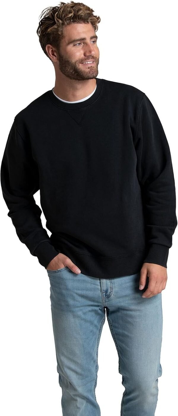 Men's Eversoft Fleece Crewneck Sweatshirts. Moisture Wicking & Breathable. Sizes S-4x