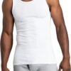 Men's Sleeveless Tag Free Moisture Wicking Tank A-Shirt
