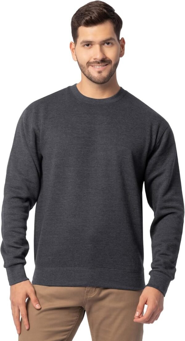 Men's Eversoft Fleece Crewneck Sweatshirts. Moisture Wicking & Breathable. Sizes S-4x