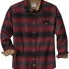 Legendary Whitetails Men's Flannel Shirt Long Sleeve Button Down 100% Cotton