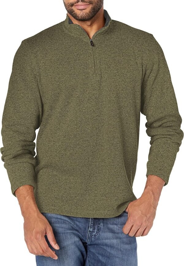Men's Long Sleeve Fleece Quarter-Zip