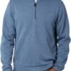 Men's Long Sleeve Fleece Quarter-Zip