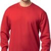 Men's Eversoft Fleece Crewneck Sweatshirts. Moisture Wicking & Breathable. Sizes S-4x