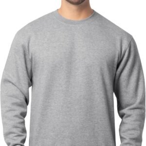 Men's Eversoft Fleece Crewneck Sweatshirts. Moisture Wicking & Breathable. Sizes S-4x