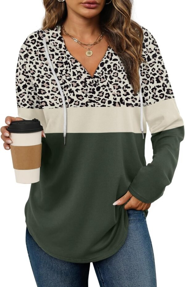 Womens Fashion Tops Hoodies for Women Pullover Oversized Sweatshirts Long SLeeve Shirts Loose Fit