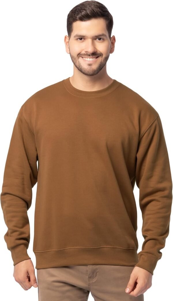 Men's Eversoft Fleece Crewneck Sweatshirts. Moisture Wicking & Breathable. Sizes S-4x