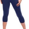 High Waisted Leggings with Pockets Women. Full Length Capri Buttery Soft Stretchy Yoga Pants