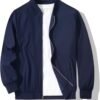 Men's Bomber Jacket Fashion Stylish Lightweight Windbreaker Spring Fall Casual Jackets for Men