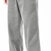 Mens Corduroy Pants Baggy Wide Leg Casual Elastic Waist Drawstring Loose Fit Sweatpants