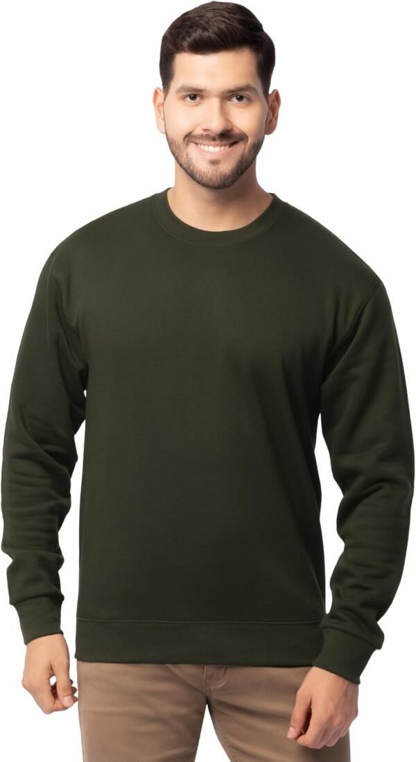 Men's Eversoft Fleece Crewneck Sweatshirts. Moisture Wicking & Breathable. Sizes S-4x