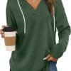 Womens Fashion Tops Hoodies for Women Pullover Oversized Sweatshirts Long SLeeve Shirts Loose Fit