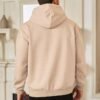 Mens Casual Cotton Hooded Collar Drawstring Hoodies Pullover Sweatshirts Casual Long Sleeve Shirts