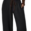 Women's 2 Piece Matching Lounge Set Long Sleeve Slightly Crop Top Wide Leg Pants Casual Sweatsuit