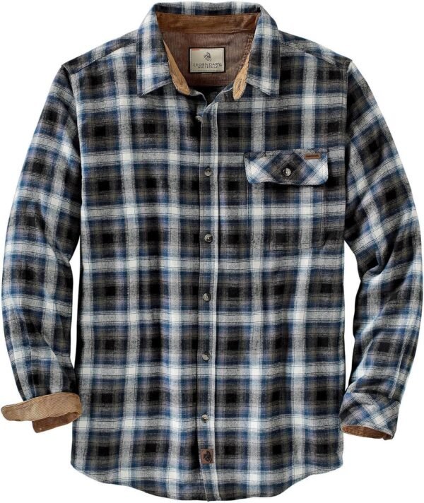 Legendary Whitetails Men's Flannel Shirt Long Sleeve Button Down 100% Cotton