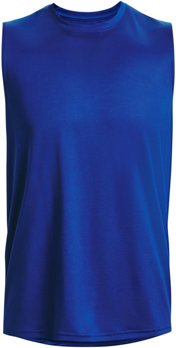 Men's Team Tech Slvls Loose Grey Short Sleeve Shirt