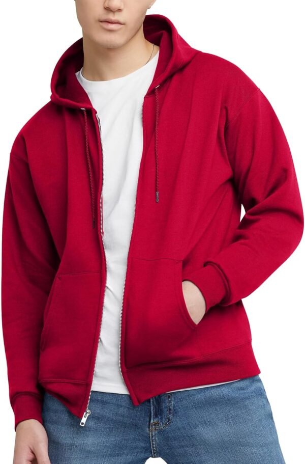 c98fa647bd2743019eb402b653842c2f Mens Zip-up Hoodie. Ecosmart Fleece Full-zip Hoodie for Men. Hooded Sweatshirt