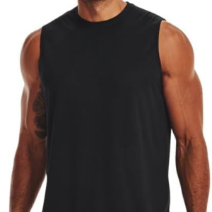 Men's Team Tech Slvls Loose Grey Short Sleeve Shirt