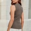 Womens Wool Blend Sweater Soft Turtleneck All-Season Casual Tank 2025