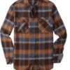 Mens Button Down Shirts Flannel Shirt Long Sleeve