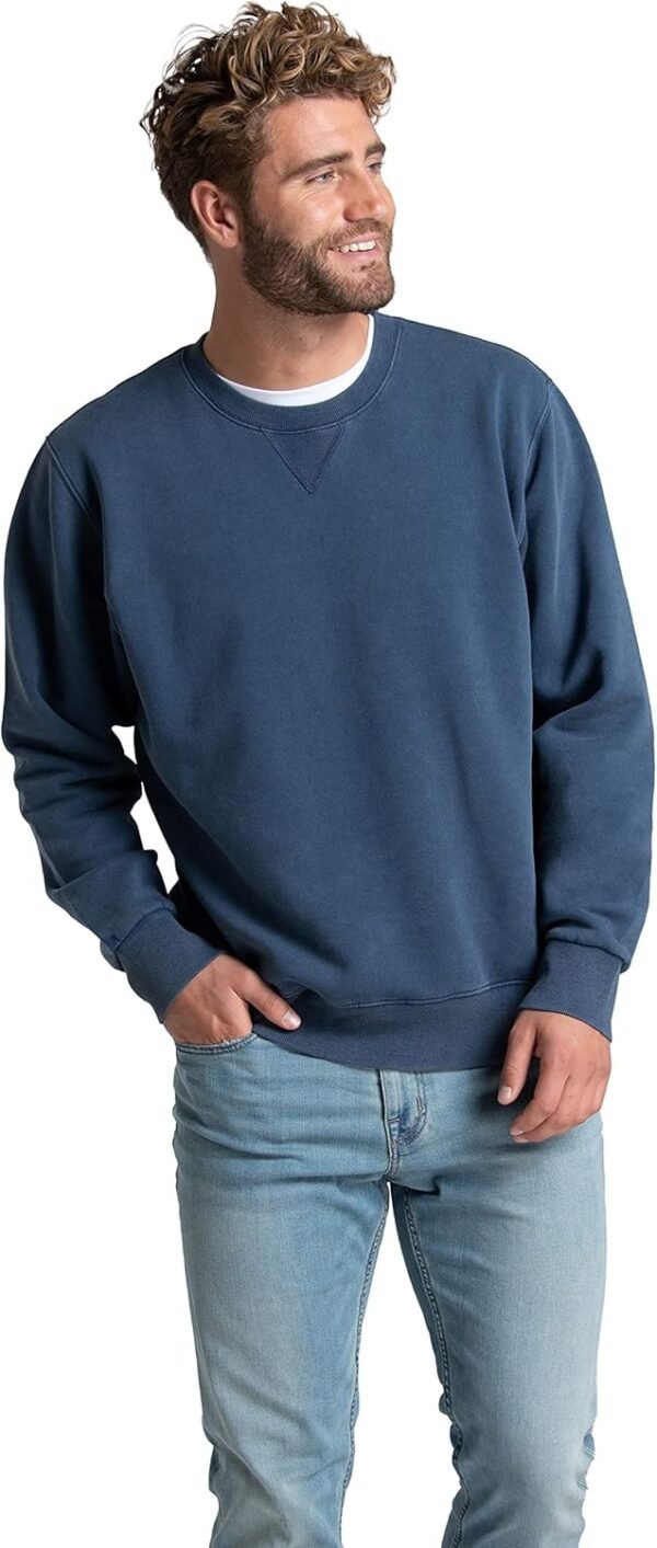 Men's Eversoft Fleece Crewneck Sweatshirts. Moisture Wicking & Breathable. Sizes S-4x