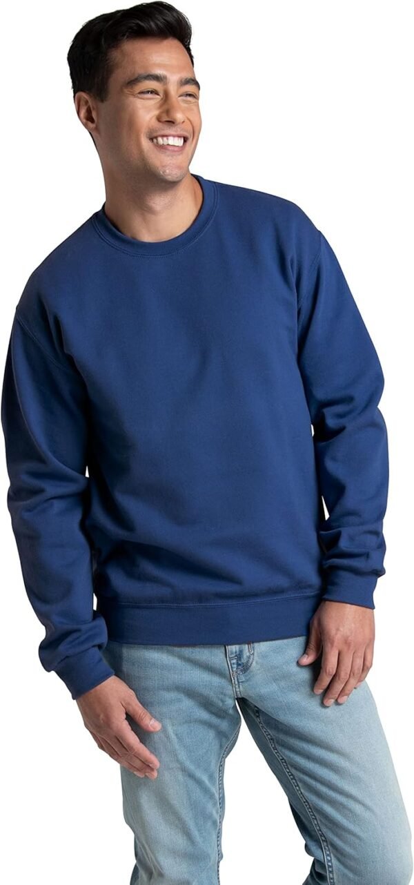 Men's Eversoft Fleece Crewneck Sweatshirts. Moisture Wicking & Breathable. Sizes S-4x