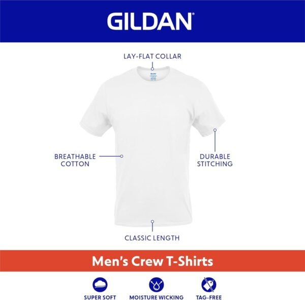 Mens Crew T-Shirts. Multipack. Style G1100