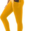 High Waisted Leggings with Pockets Women. Full Length Capri Buttery Soft Stretchy Yoga Pants