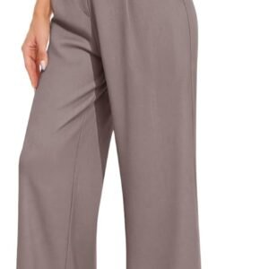 Dress Pants for Women. High Waisted Wide Leg Trousers. Business Casual Work Pants