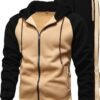 Men's 2 Pieces Tracksuits Running Sports Suits Drawstring Waistband Sweatsuit